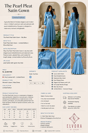 Luxury Pearl Embellished Satin Set